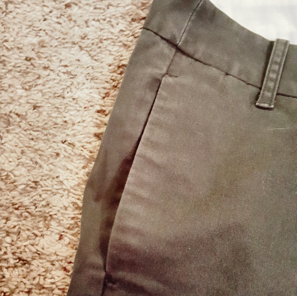 NWOT Bennet Chino J. Crew Charcoal Capris Pants - Picture 4 of 6